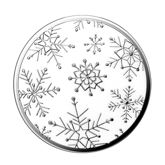 POPSOCKET White Silver Snowflake PREMIUM Metal Universal Pop Grip Phone Stand - Picture 3 of 10